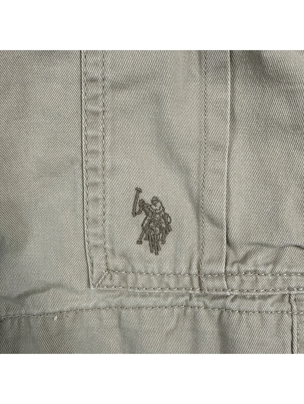 U.S. Polo Assn Cargo Shorts Size 30 Khaki Beige Casual Camo Style 111062